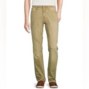 NWT Premium Denim Relaxed Straight Fit Light Wash Stretch Jeans Men’s 42x30‎